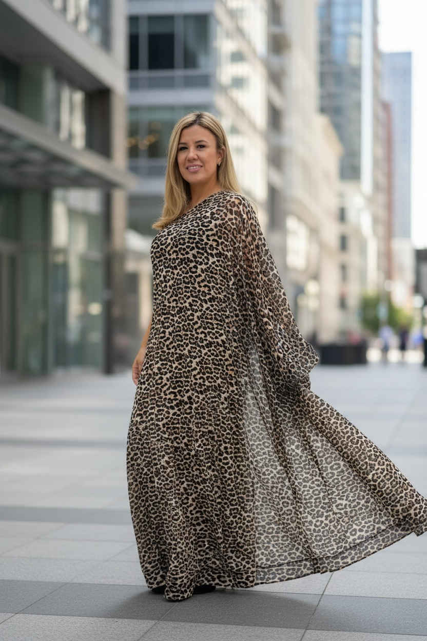 Maxi Jumpsuit Estampado Animal Print