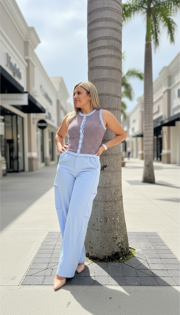Pantalón Sky Blue con Extensión