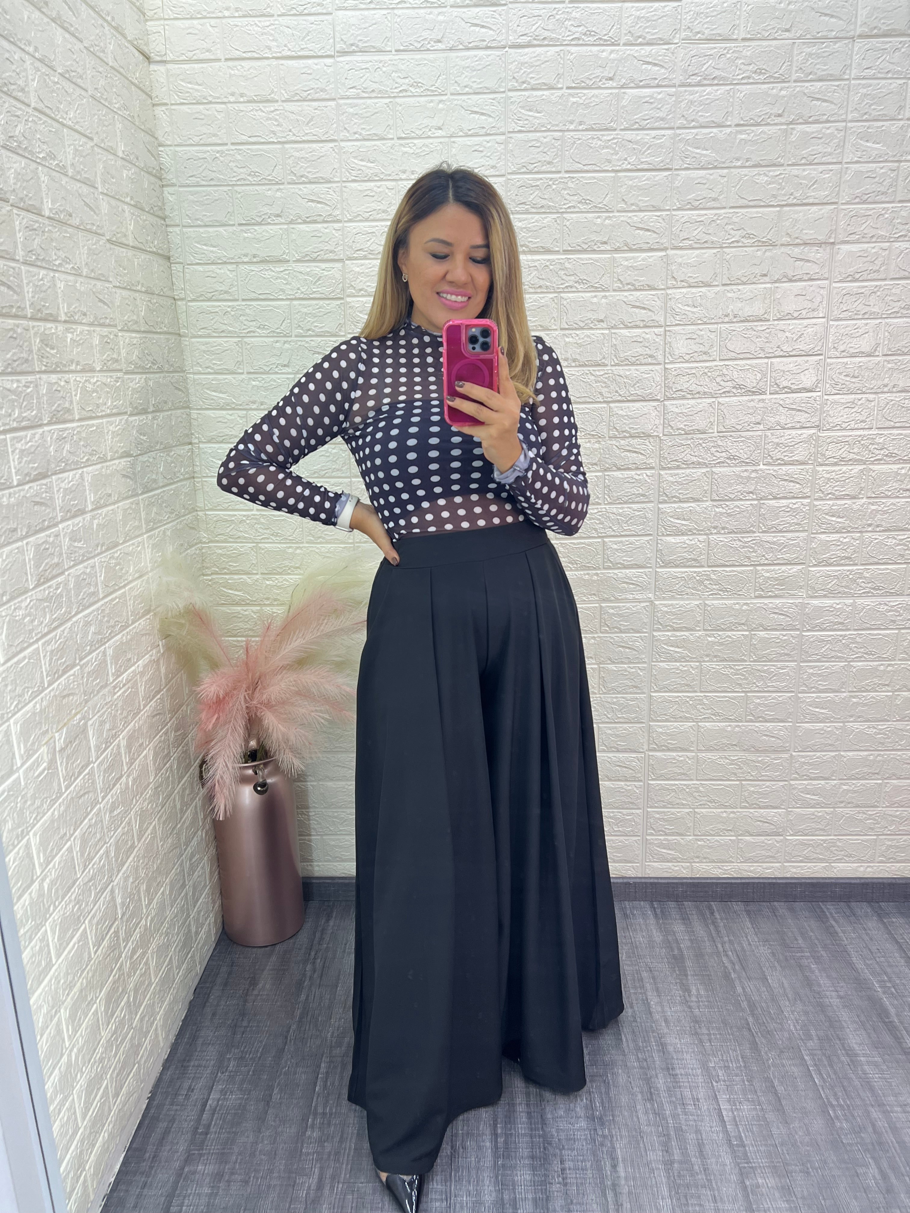 Maxi Pantalón de Vestir Negro