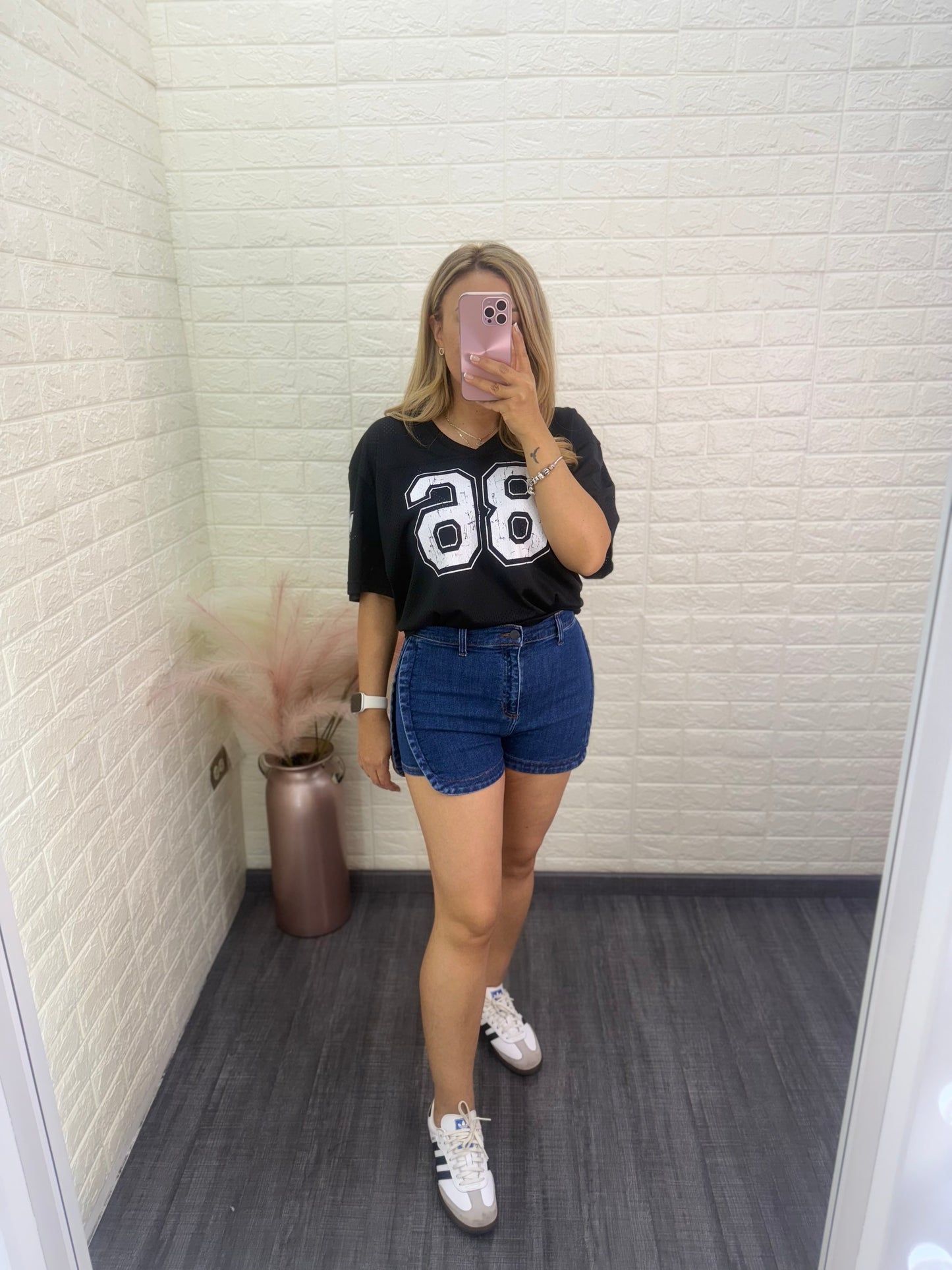 Short de Mezclilla Estilo Falda Short