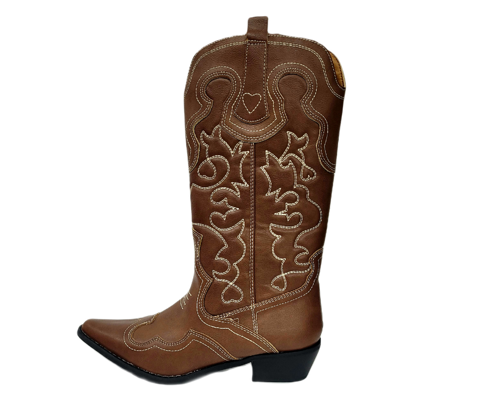 Bota Vaquera Color Cafe