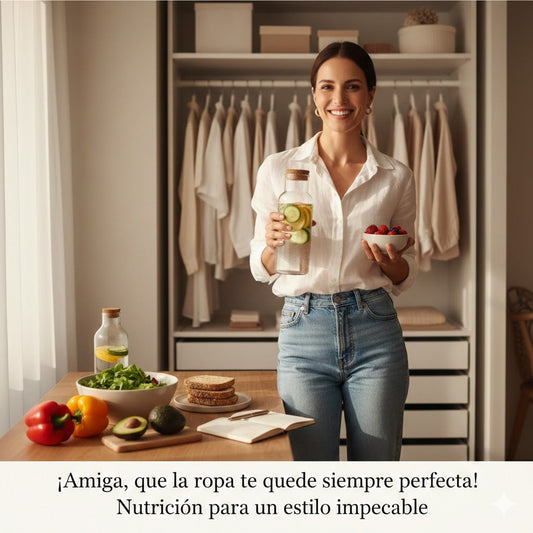 ¡Amiga, que la ropa te quede siempre perfecta! Nutrición para un estilo impecable