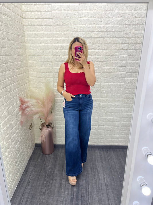 Blusa Roja de Tirantes