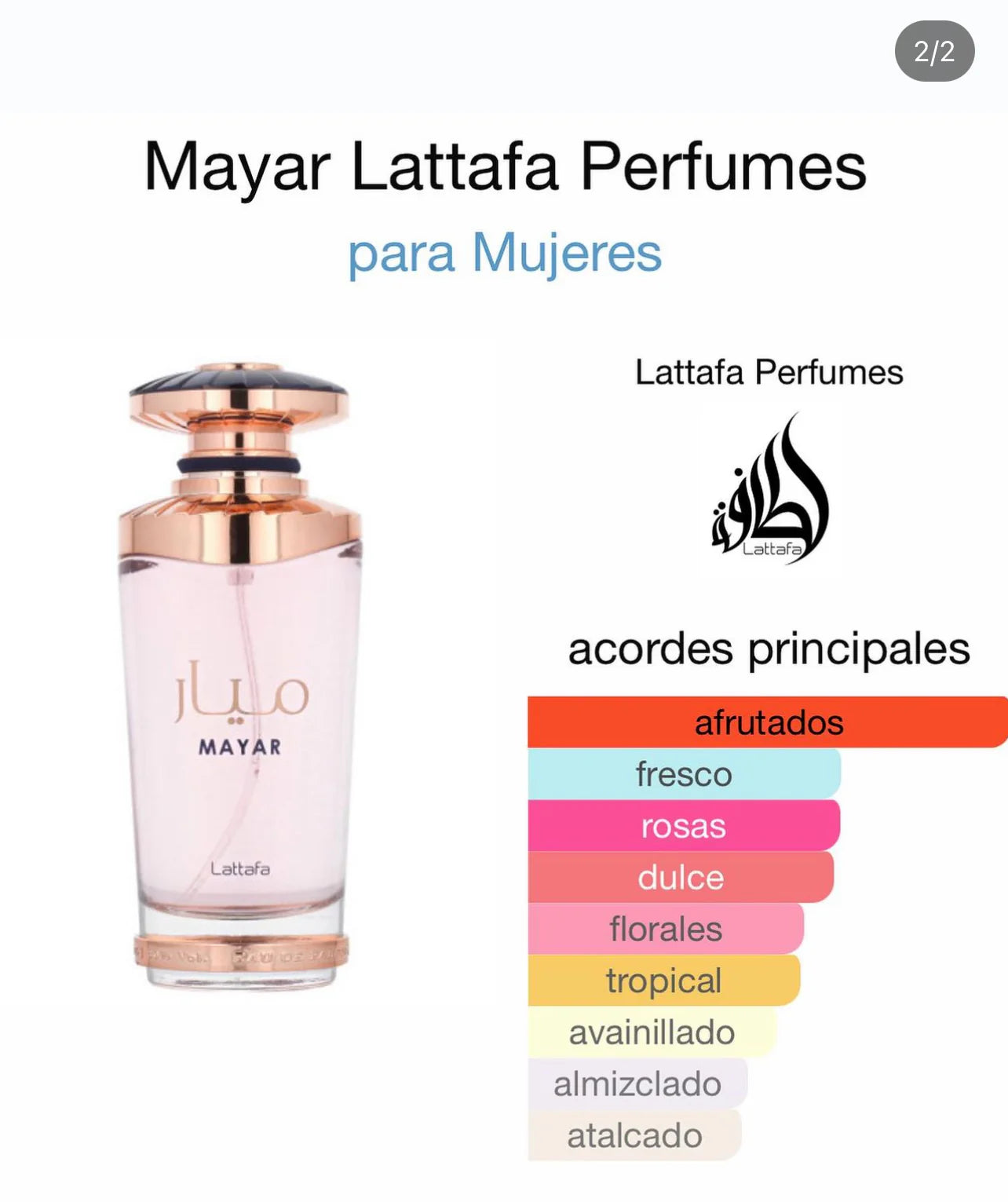 Perfume Lattafa Mayar