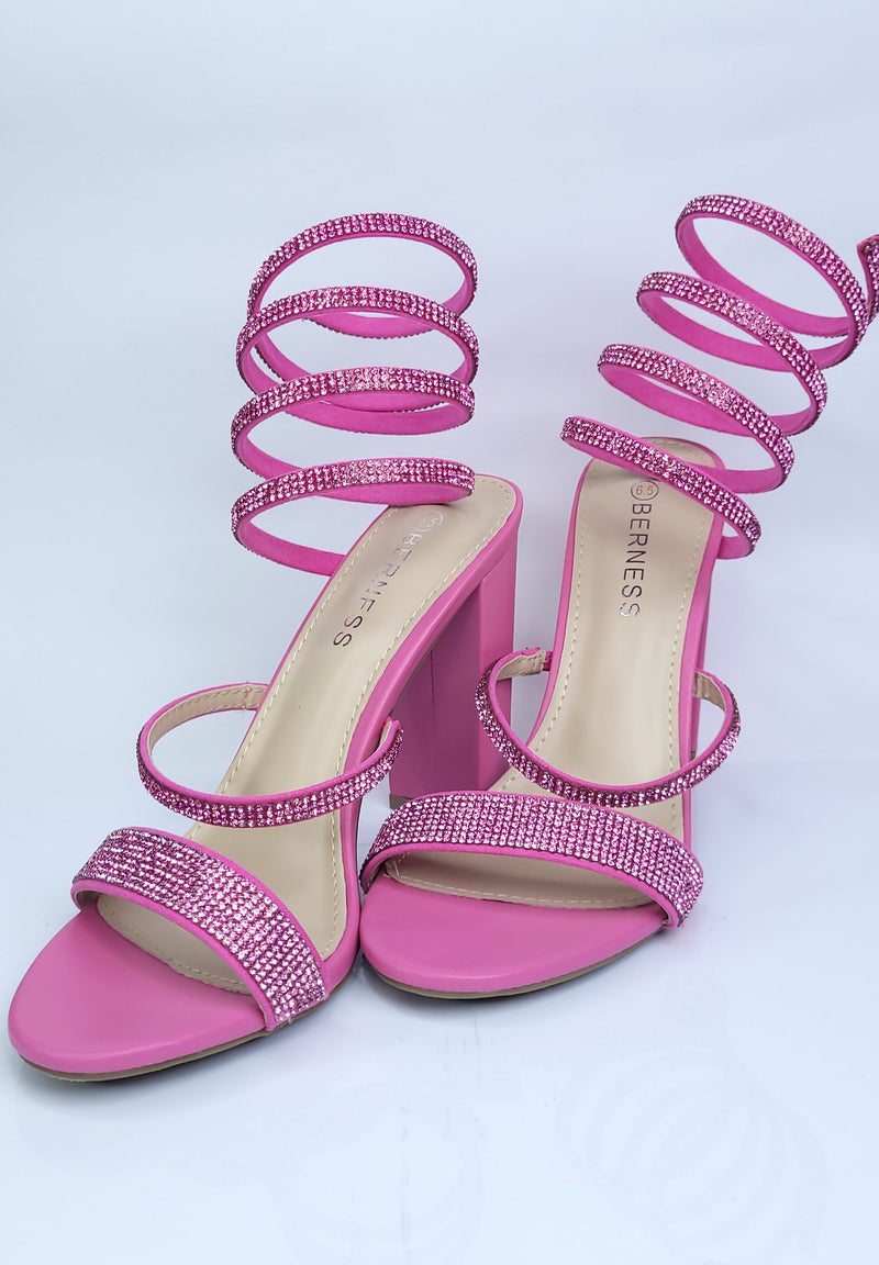Zapato piedra rosa
