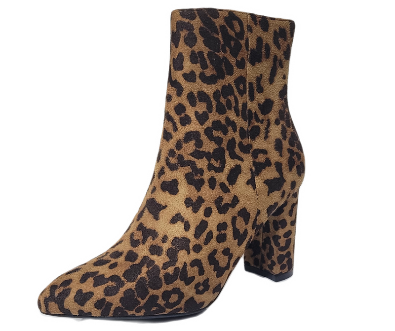 Zapato de Nubuck Estampado Animal Print