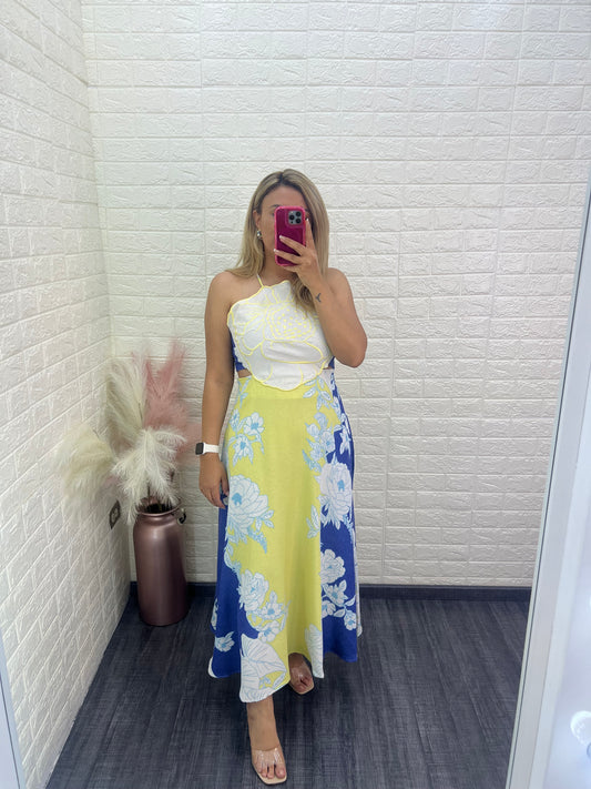 Vestido de Colores con Flores
