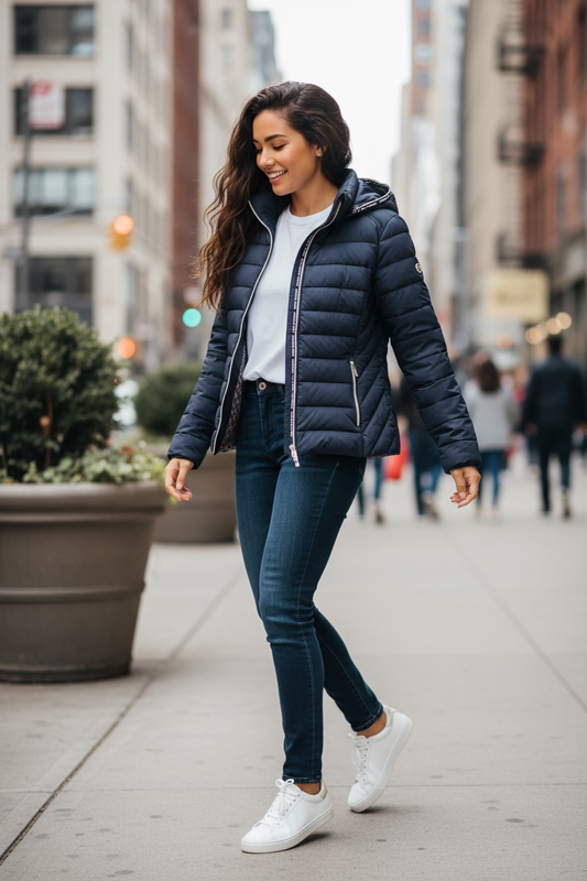 Chamarra Navy Michael Kors