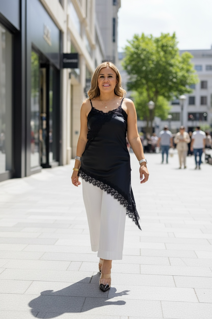 Vestido Lencero Negro