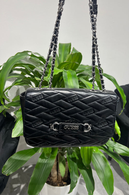 Bolso Negro Guess con Bordados