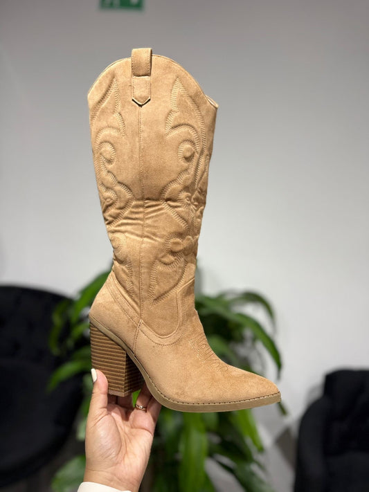 Botas Vaqueras Color Miel