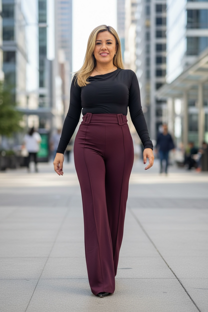 Blusa Negra de Mesh Corte al Hombro