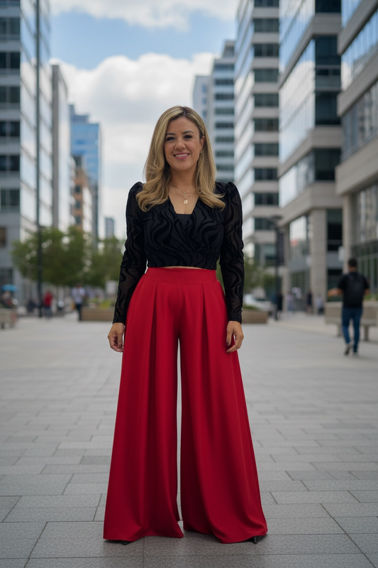 Maxi Pantalón Rojo