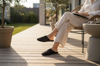 Chanclas Negra de Mesh