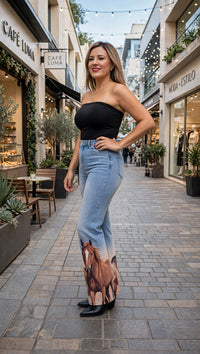 Blusa Negra Básica Straple