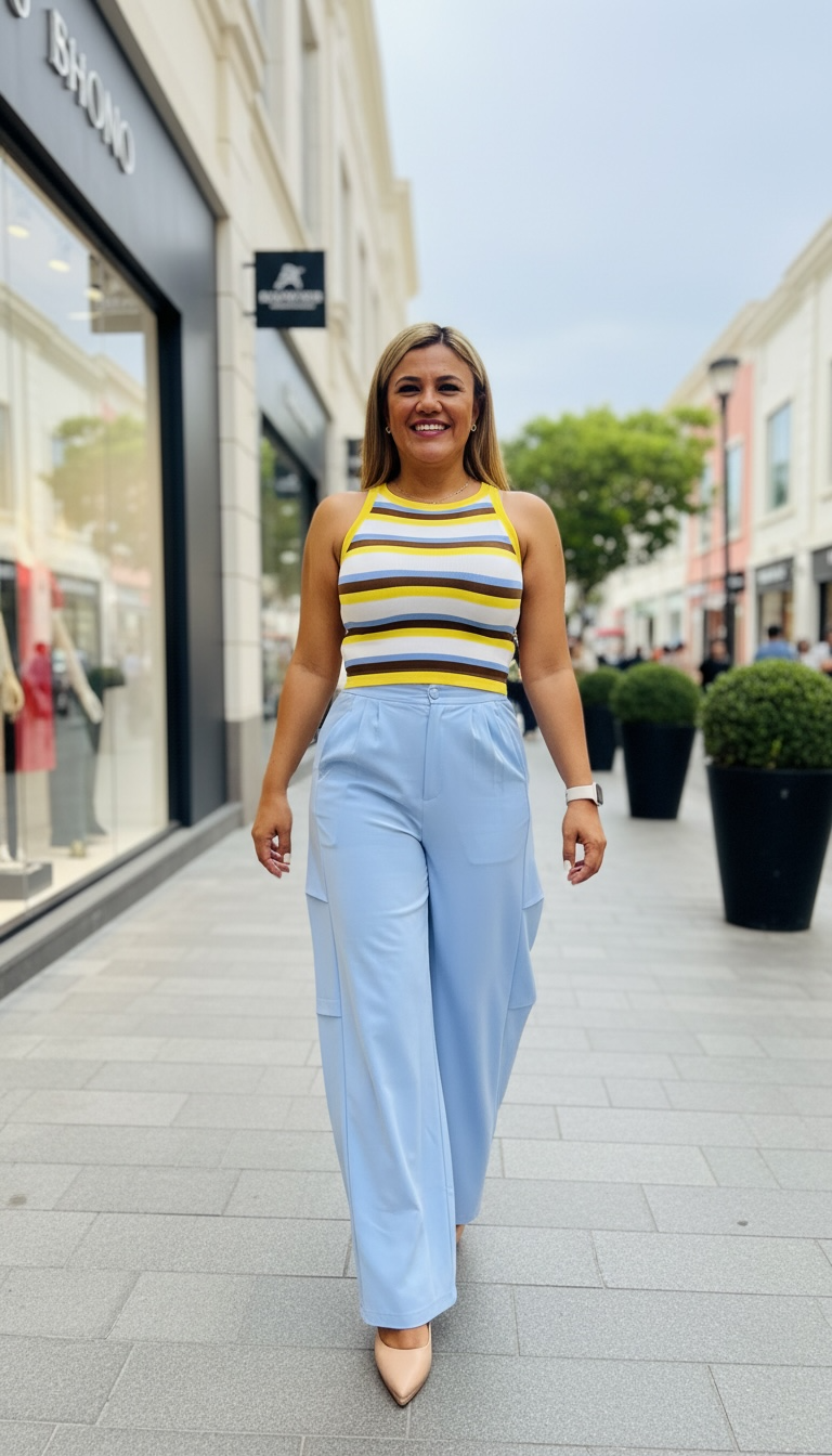 Pantalón Sky Blue con Extensión