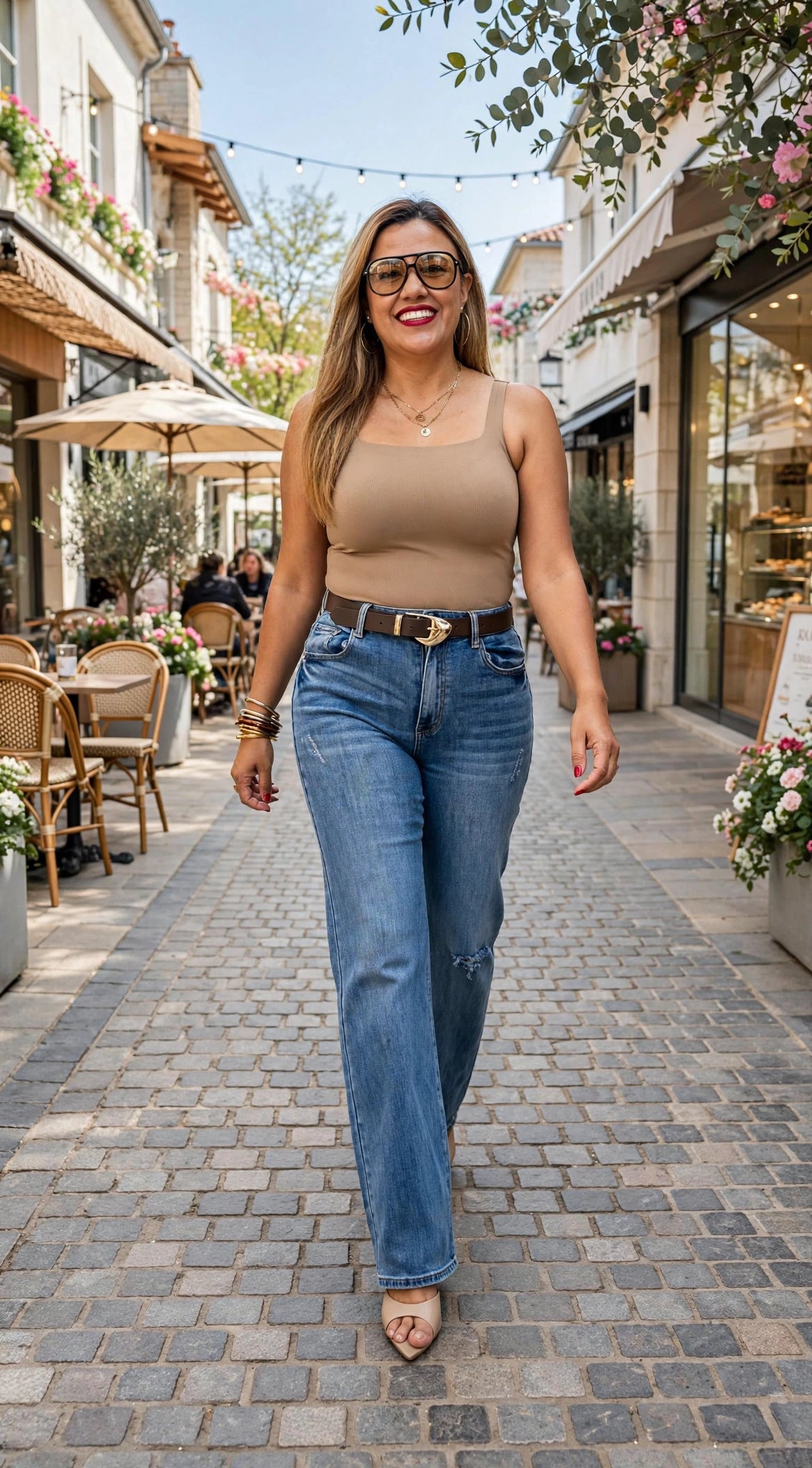 Pantiblusa Basica Color Beige