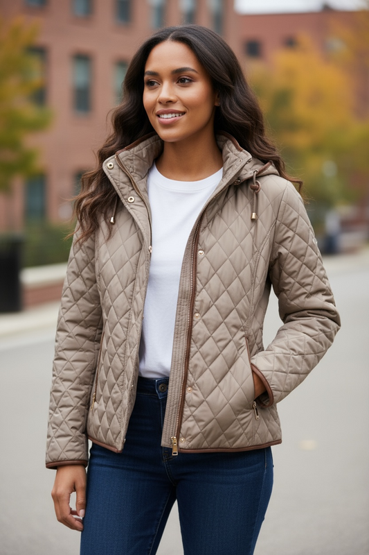 Chamarra Beige Michael Kors