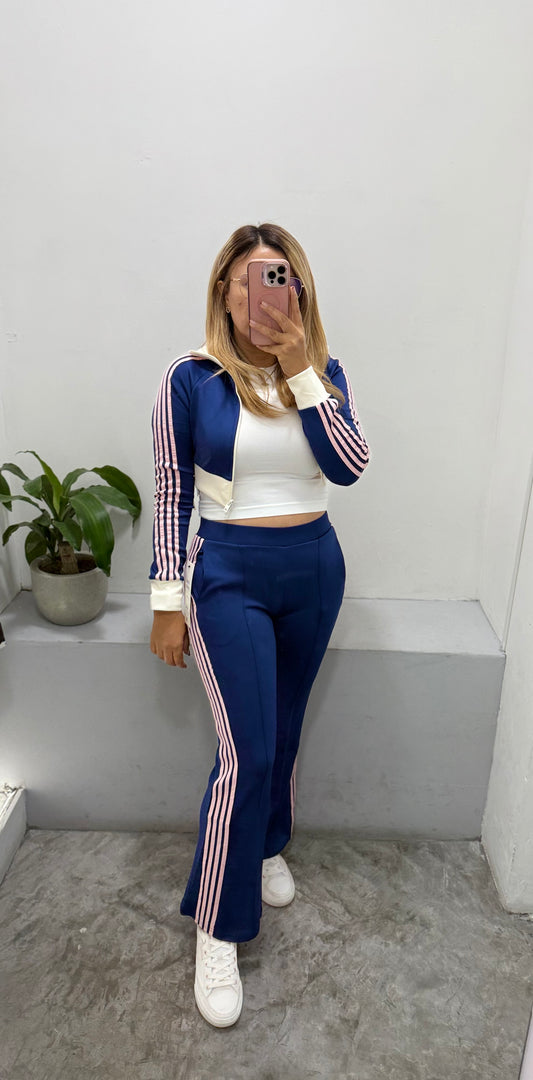 Conjunto Deportivo Azul Rey de Sudadera y Pans