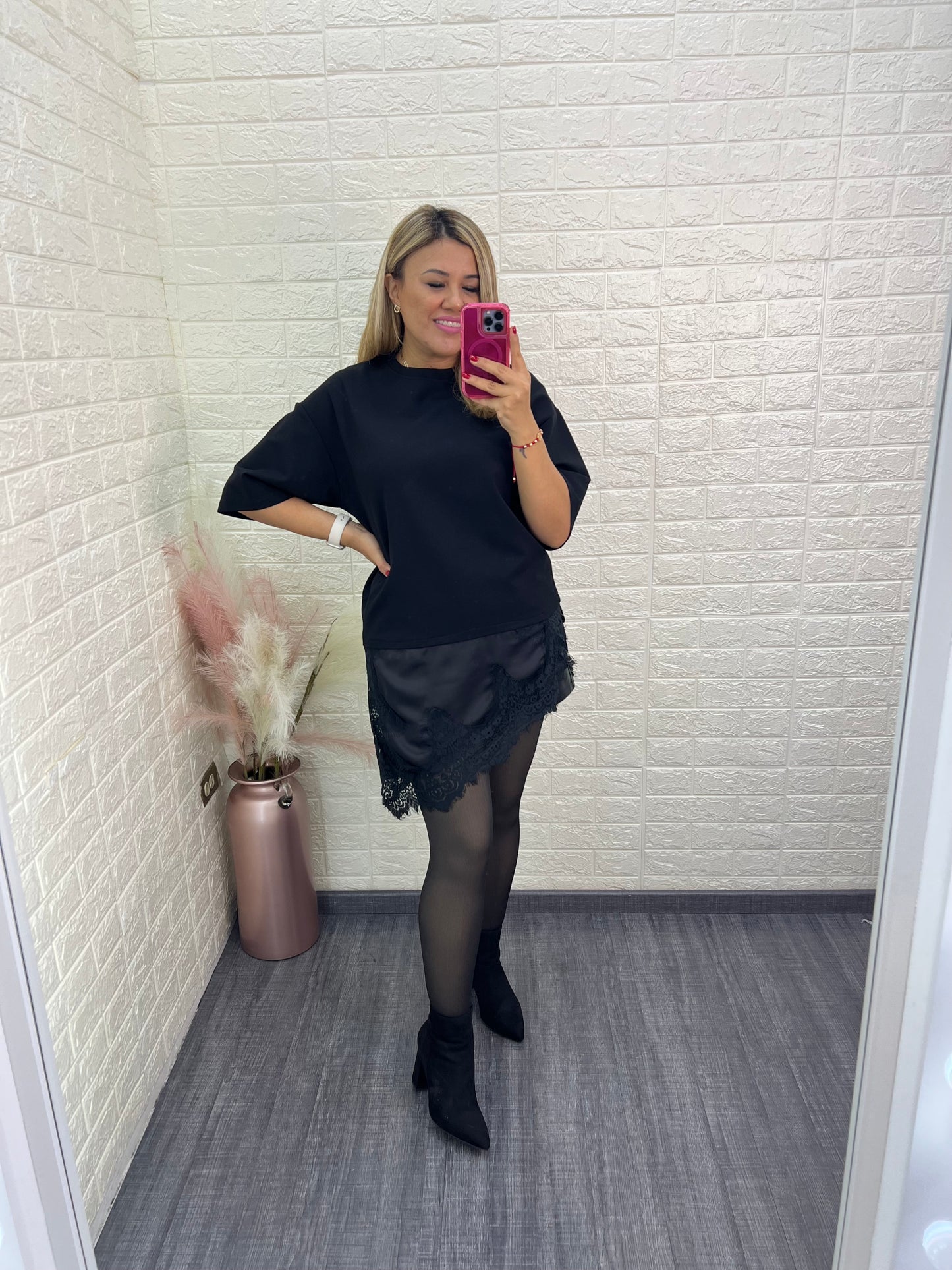 Blusón Lencero Color Negro