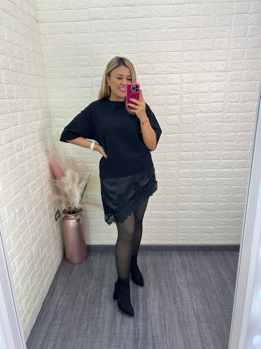 Blusón Lencero Color Negro