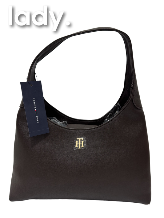 Bolso de Mano Tommy Hilfiger Café