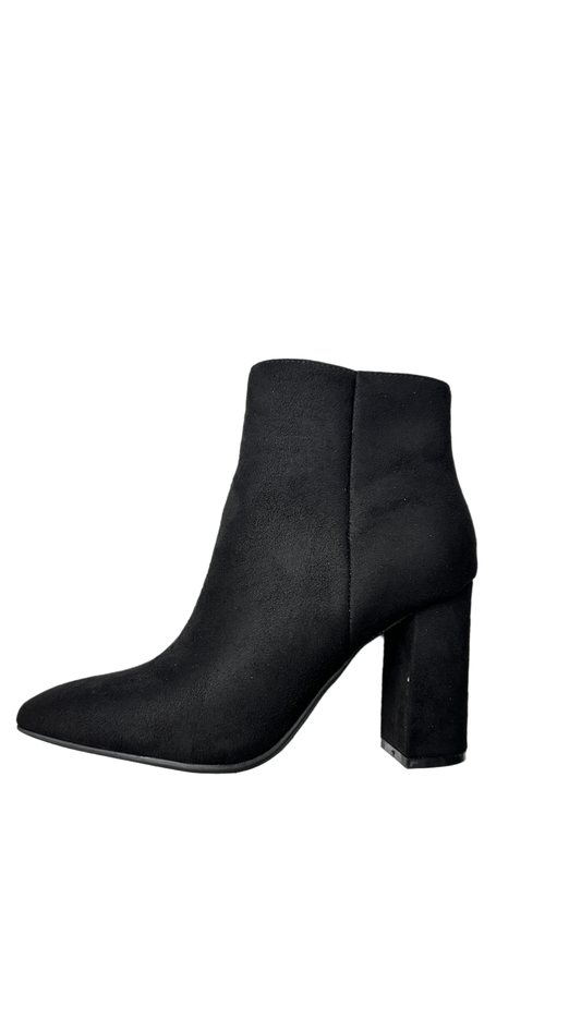 Botín Negro de Gamuza