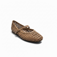 Zapatillas de Malla en Color Nude con Correa