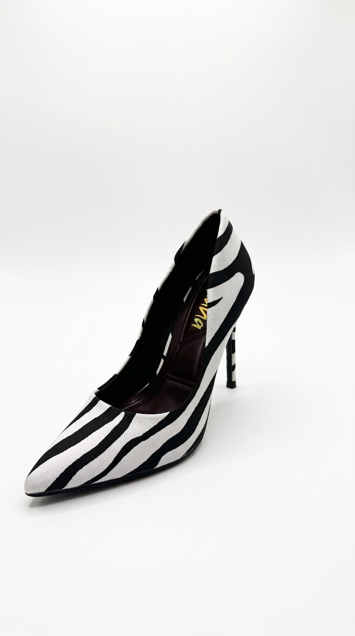 Zapatos de Tacón Estampados Zebra Print