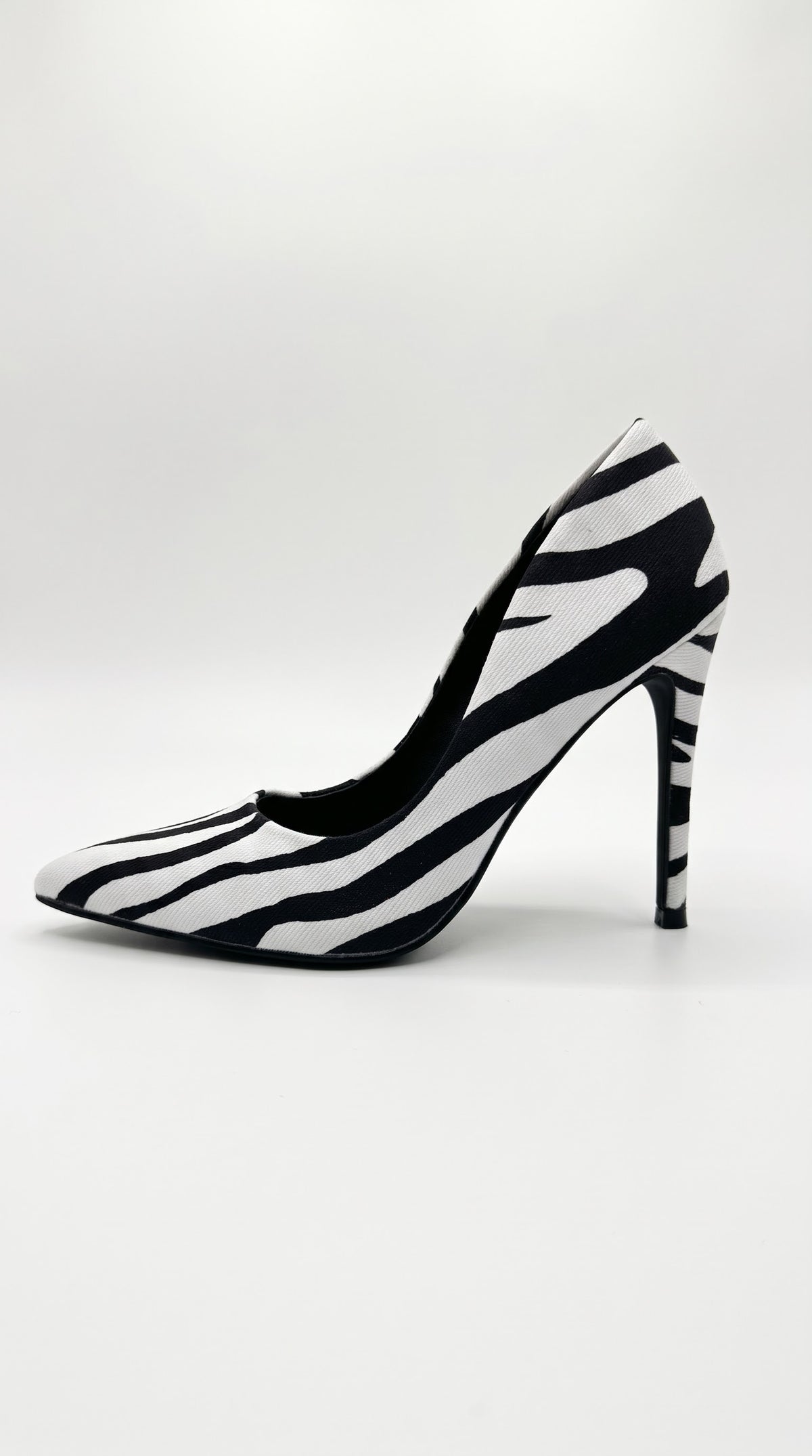 Zapatos de Tacón Estampados Zebra Print