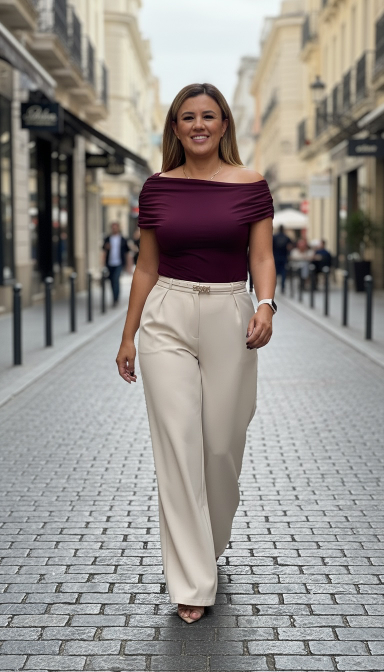Blusa Color Tinto Sin Mangas con Plisados