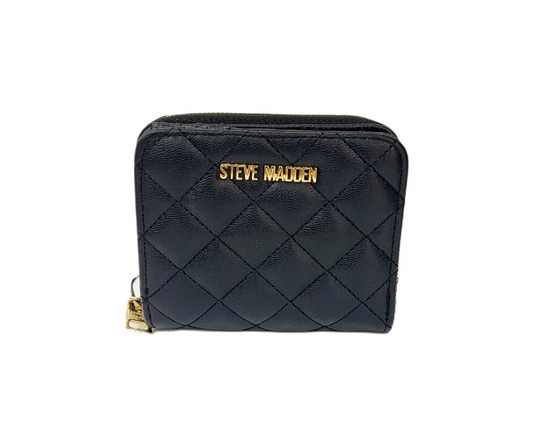 Monedero Tarjetero Negro Steve Madden