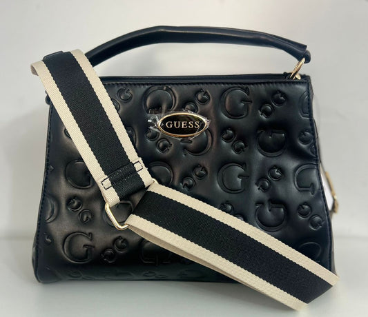 Bolso Guess de Piel con Strap Bicolor