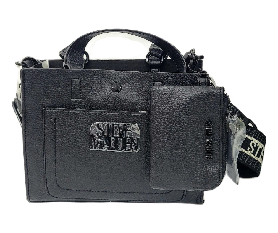 Bolso de Mano Negro con Monedero Steve Madden