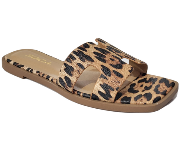 Chancla de Piso Estampado Animal Print